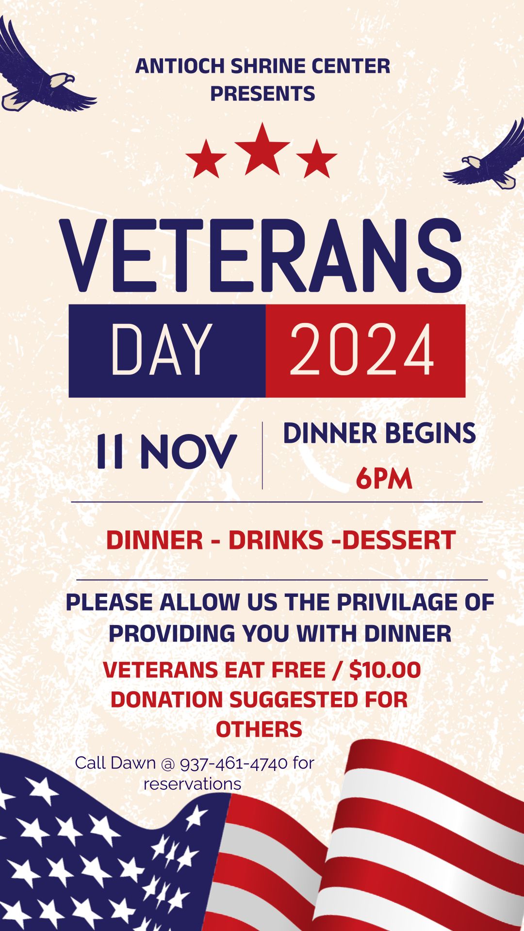 Veterans Day Dinner