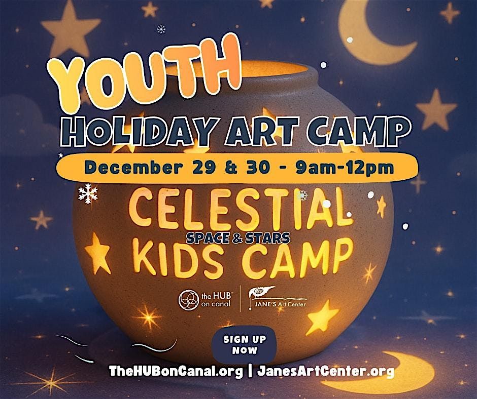 December 29 & 30 - KIDS HOLIDAY ART CAMP - Celestial Studio: Space and Star