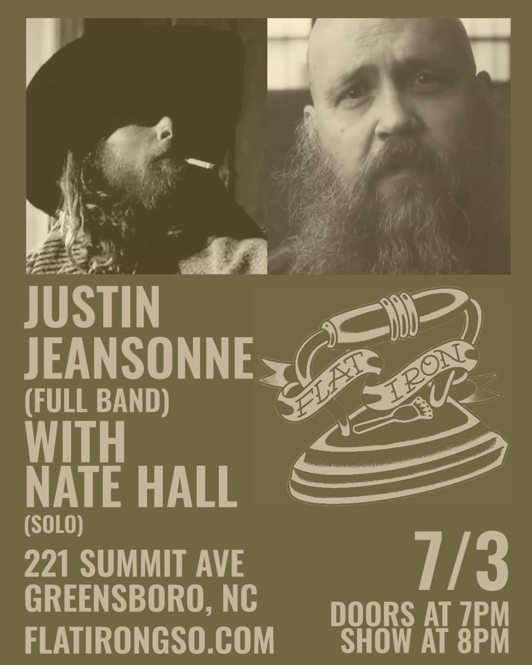 Justin Jeansonne (Full Band) w\/ Nate Hall (Solo)