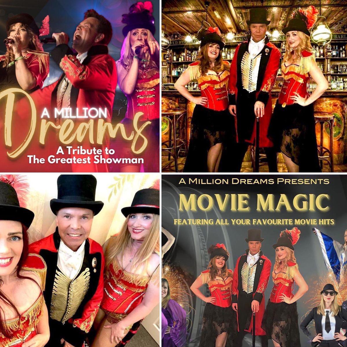 A Million Dreams - The Greatest Show & 3 Course Dinner