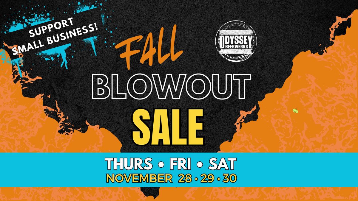 Fall BLOWOUT SALE on Merch and Beer