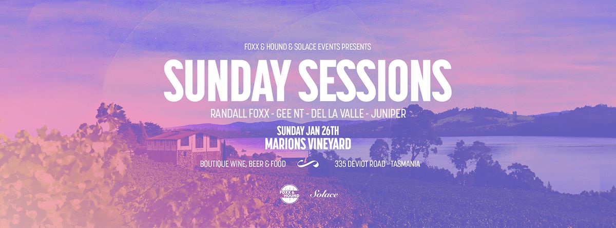 Sunday Sessions @ Marion's Vineyard 