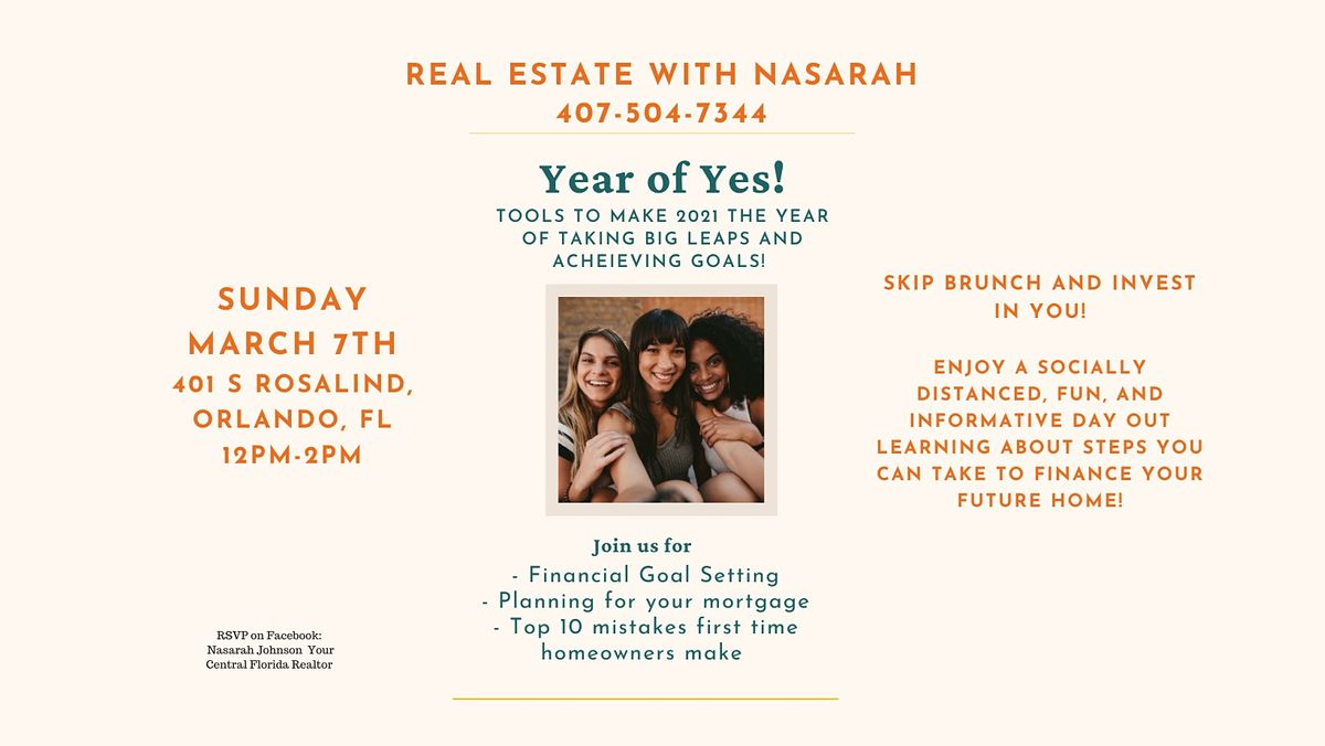 Year of Yes! Saying yes to financial planning for your home!