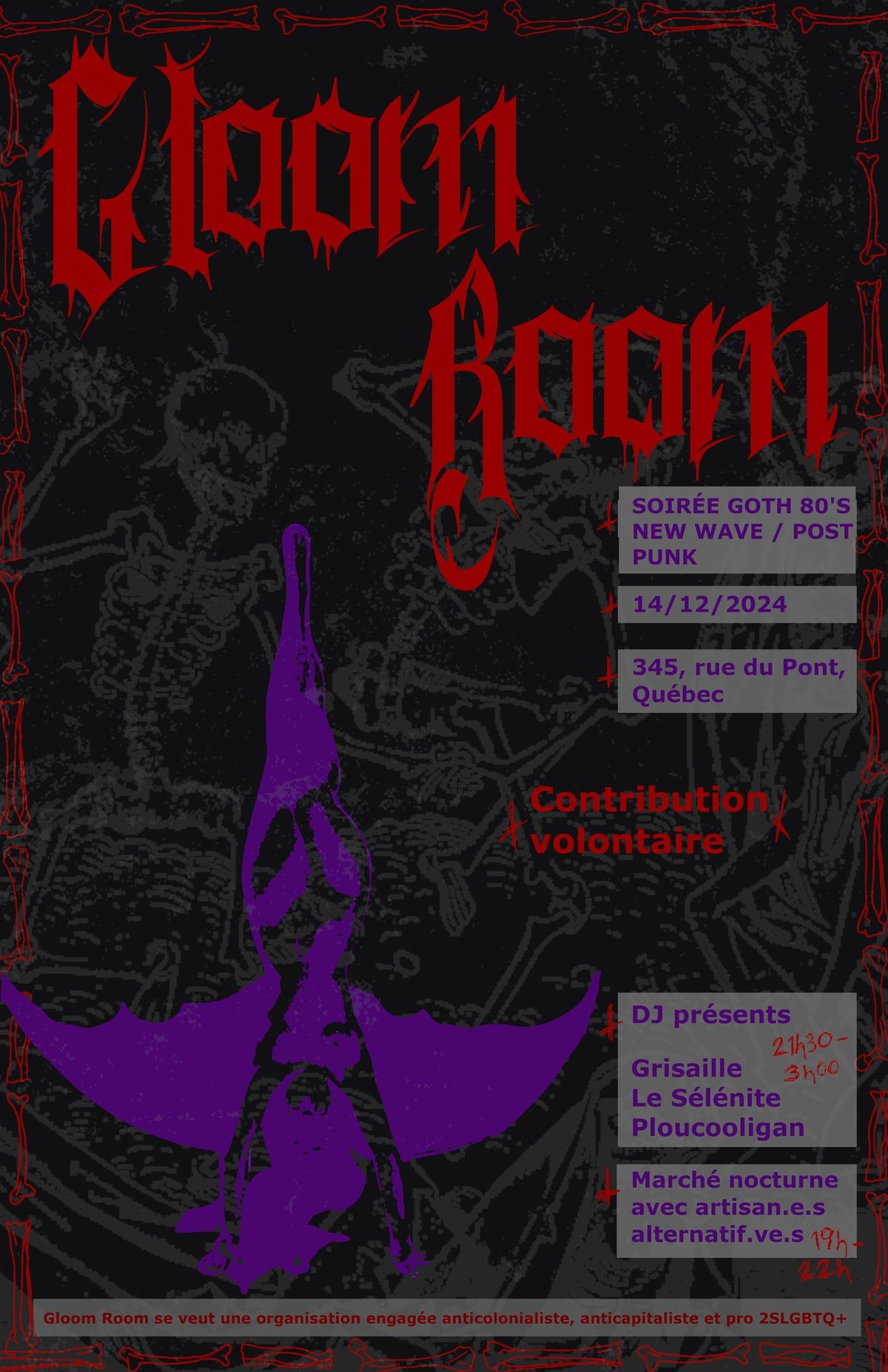 Gloom Room Vol. 1 [March\u00e9 nocturne et Soir\u00e9e Goth 80's]  