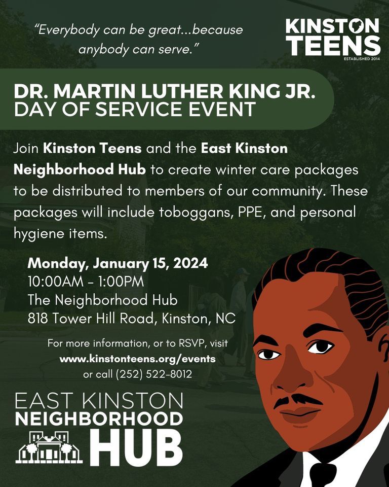 Dr. Martin Luther King Jr. Day of Service Event, 818 Tower Hill Road