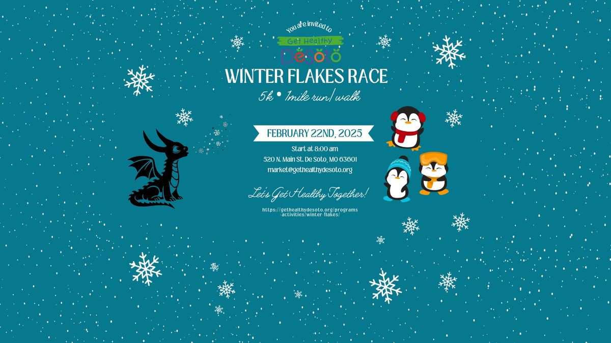 Get Healthy De Soto 2025 Winter Flakes Race