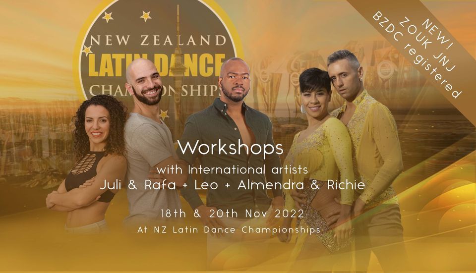 NZ Latin Dance Champs Workshops 2022