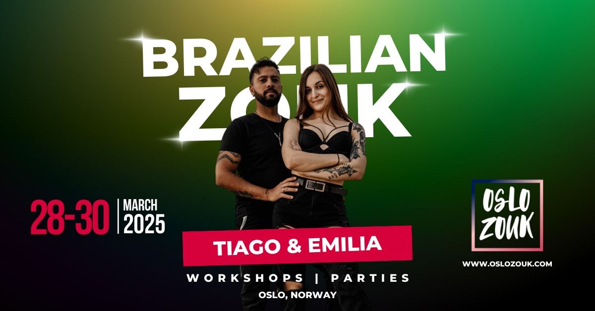 Brazilian zouk with Tiago & Emilia