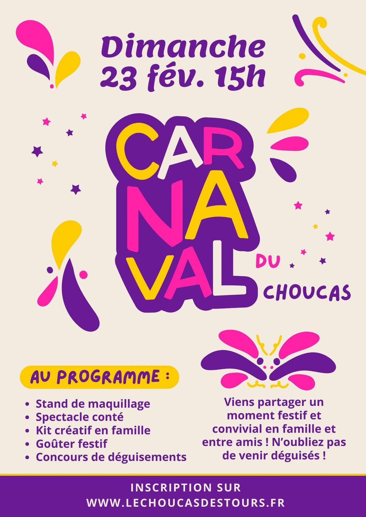 Les Contes de cerise sp\u00e9cial carnaval (inscription dans billetterie)