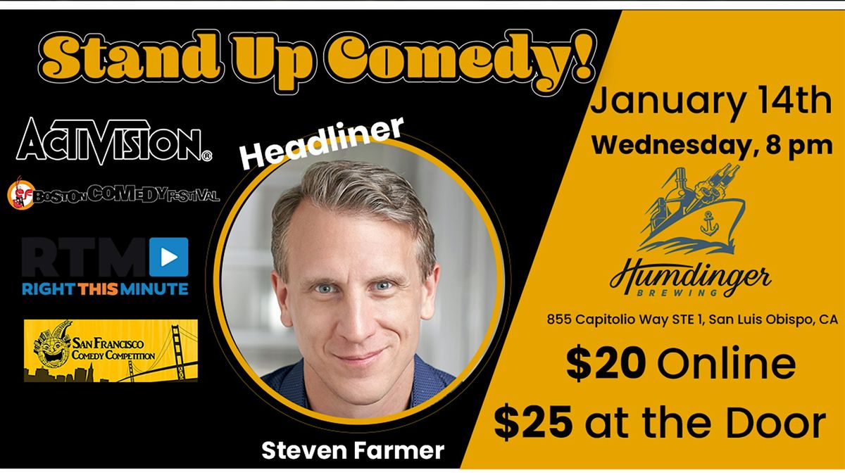 Live Comedy Night! Steven Farmer in San Luis Obispo CA