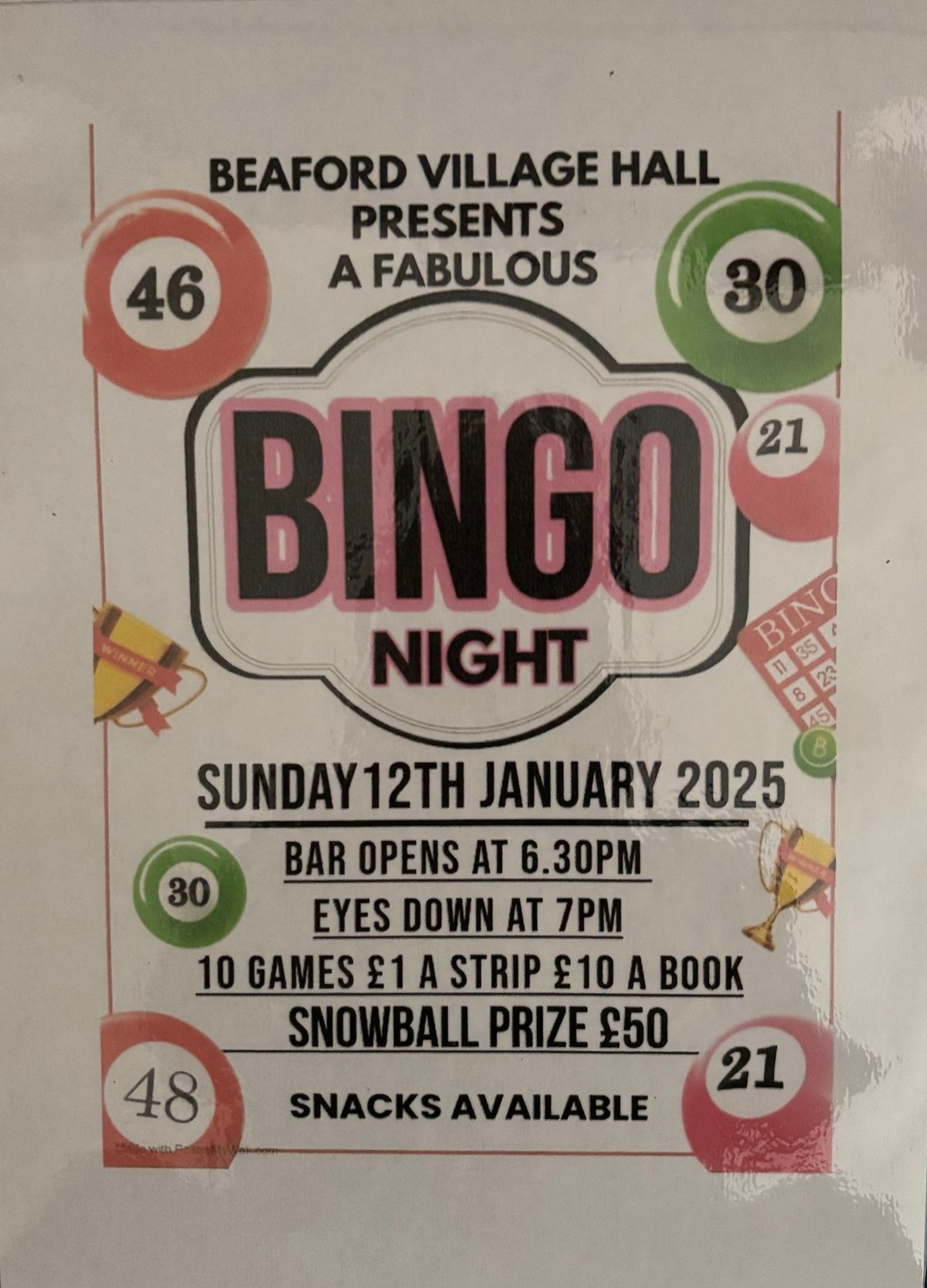 BINGO NIGHT 