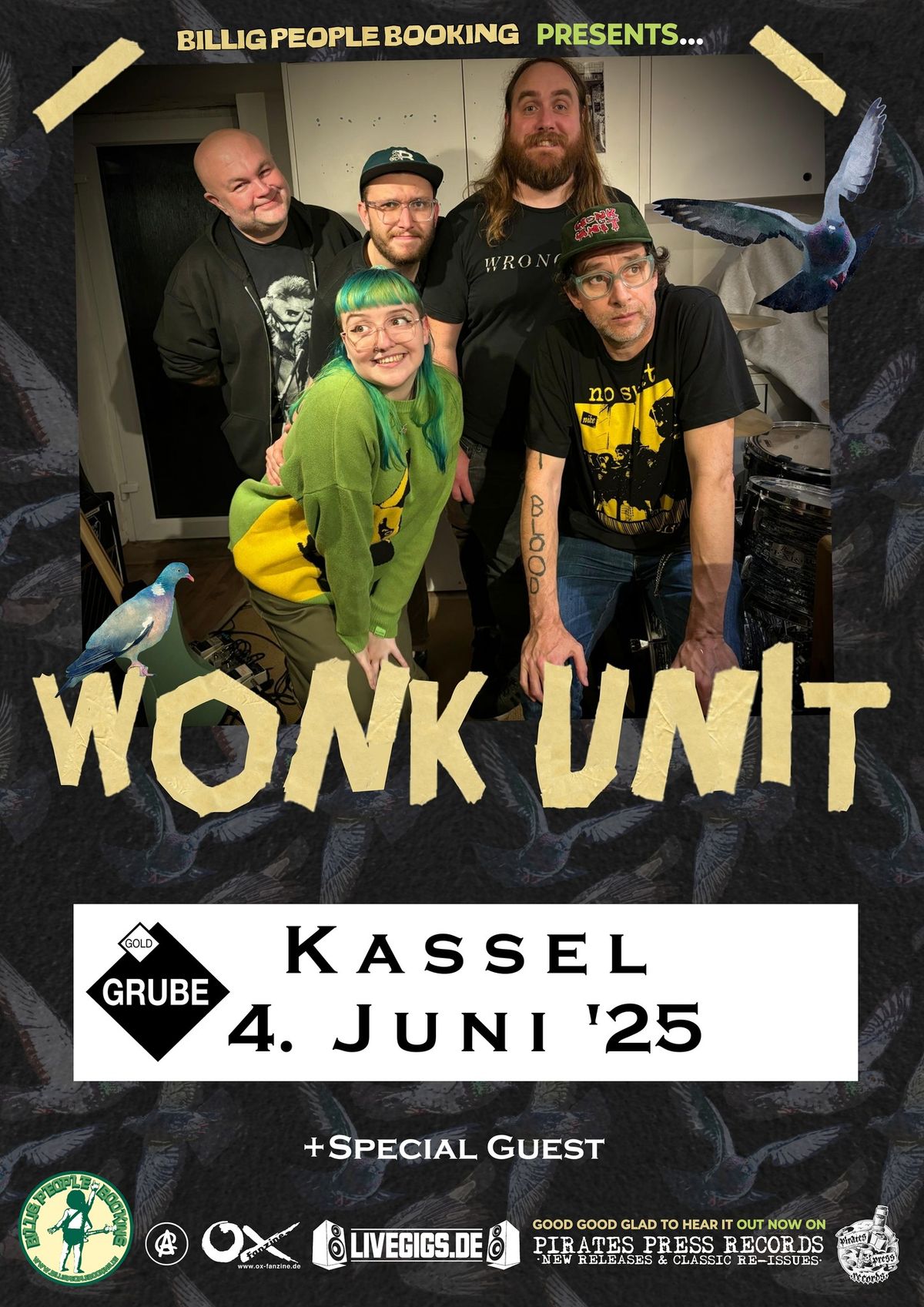 WONK UNIT + Special Guest @ Goldgrube Kassel