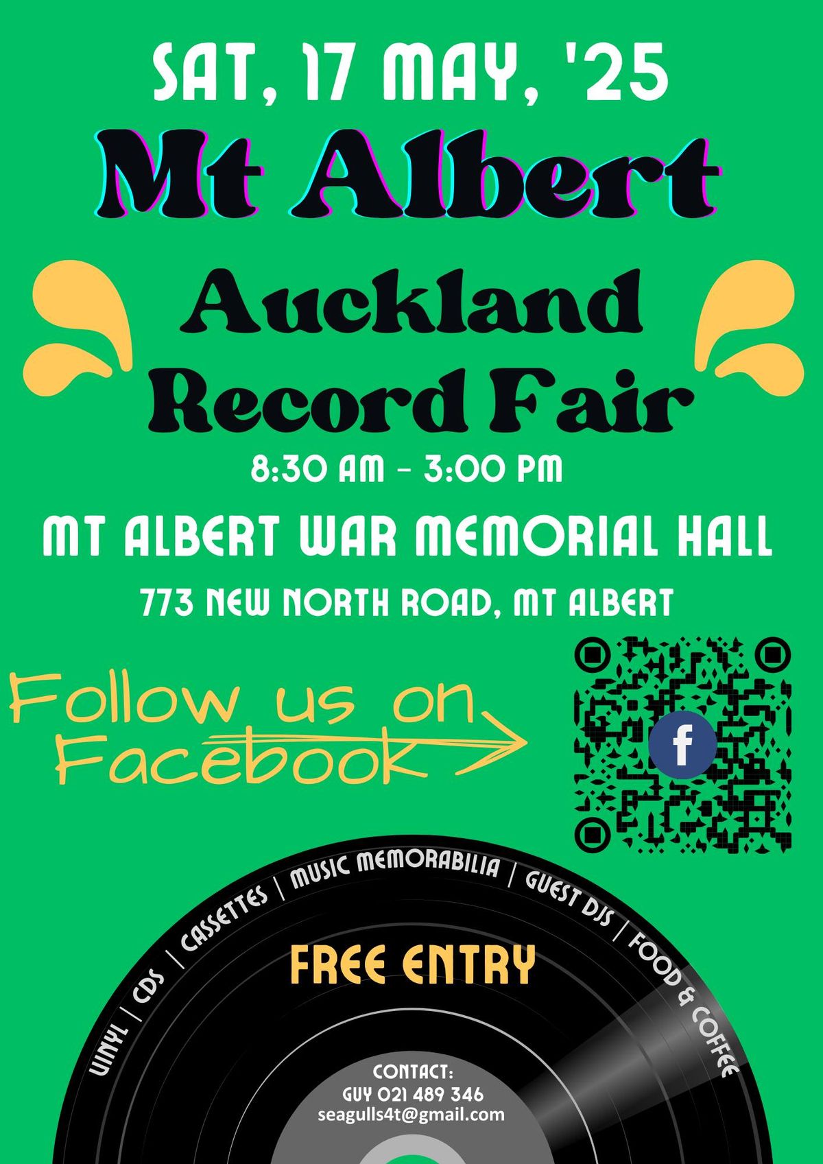 Mt Albert Auckland Record Fair 4 