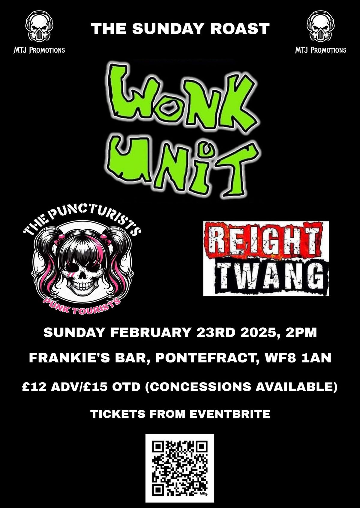 29\/56 Wonk Unit, The Puncturists, Reight Twang