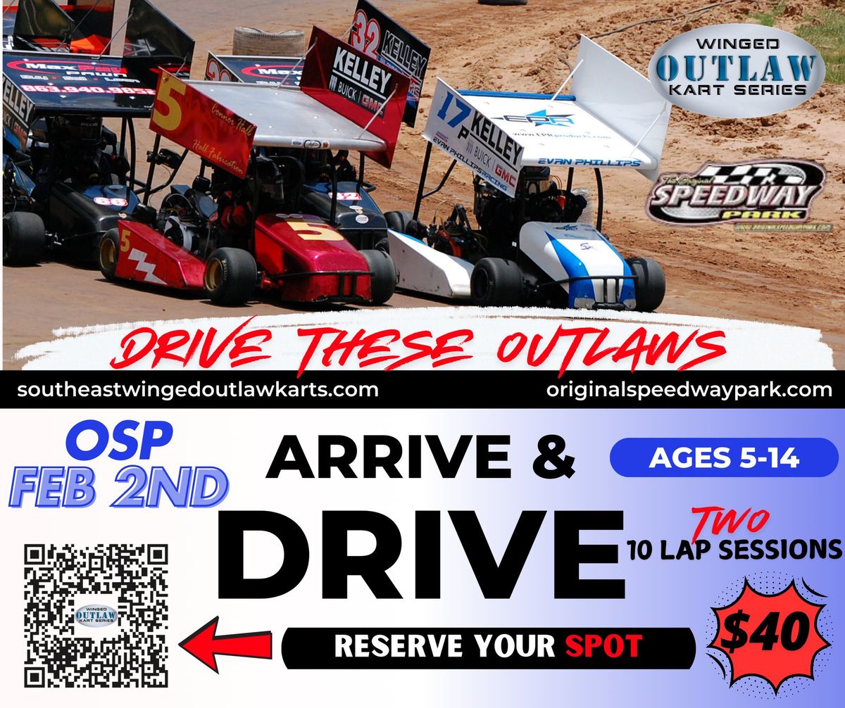 Southeast Outlaw Winged Kart Arrive and Drive Feb 2nd 2025