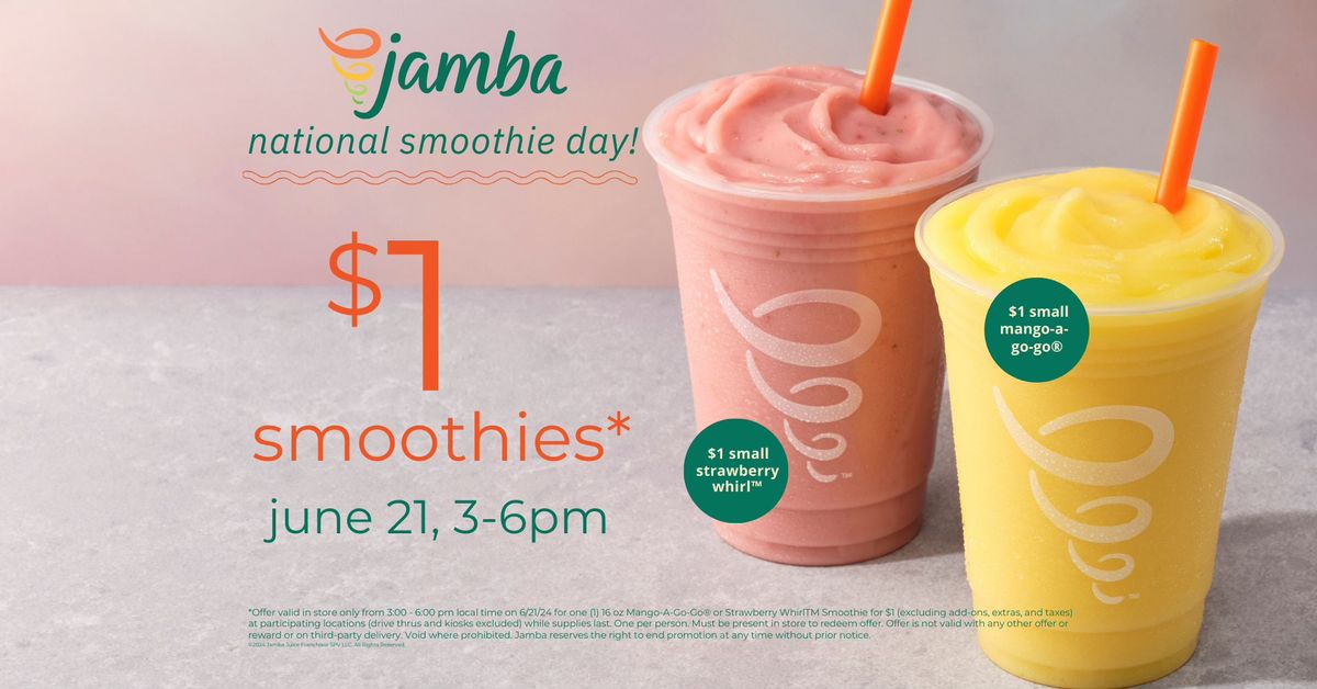 National Smoothie Day!