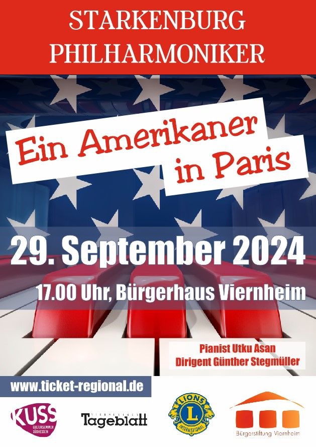 Herbstkonzert - Ein Amerikaner in Paris