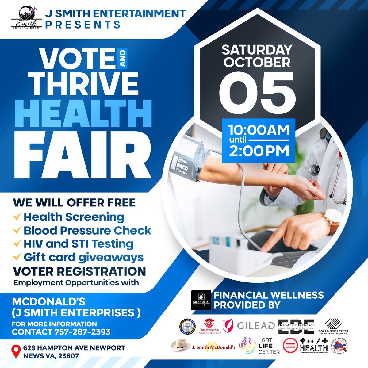 Vote & Thrive Health Fair & Talent Show