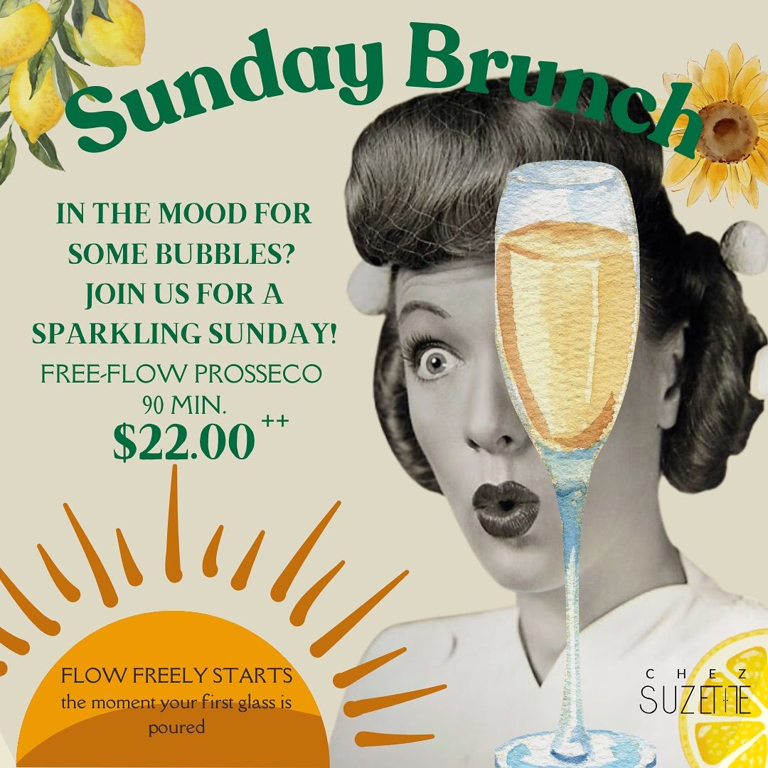 Free-Flow of Prosecco Sunday Brunch 