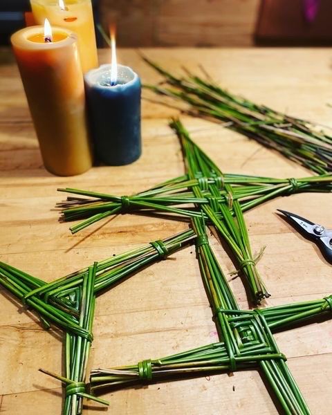 SONG + WEAVE:  Honouring the Celtic Wheel, Brigid Crosses Awakening to Spring