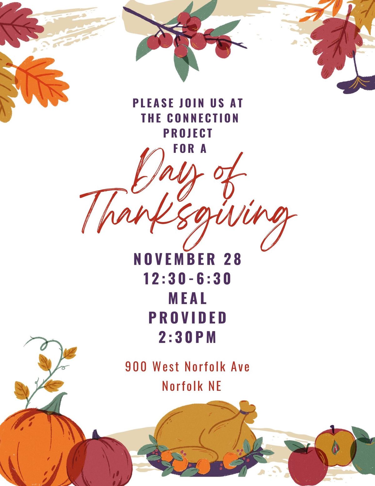 Thanksgiving at TCP