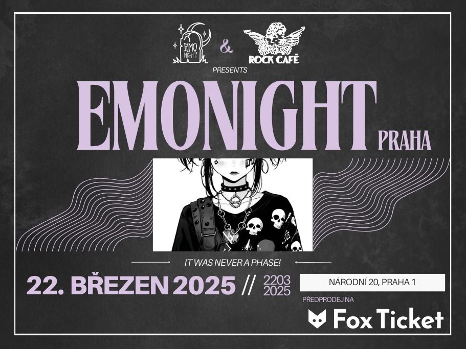 EMONIGHT PRAHA  - 22.3.2025 - ROCK CAFE