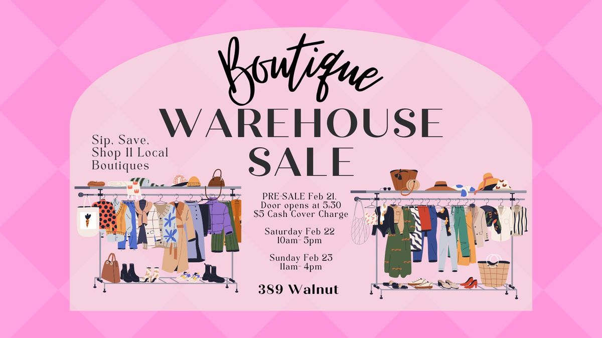 Boutique Warehouse SALE