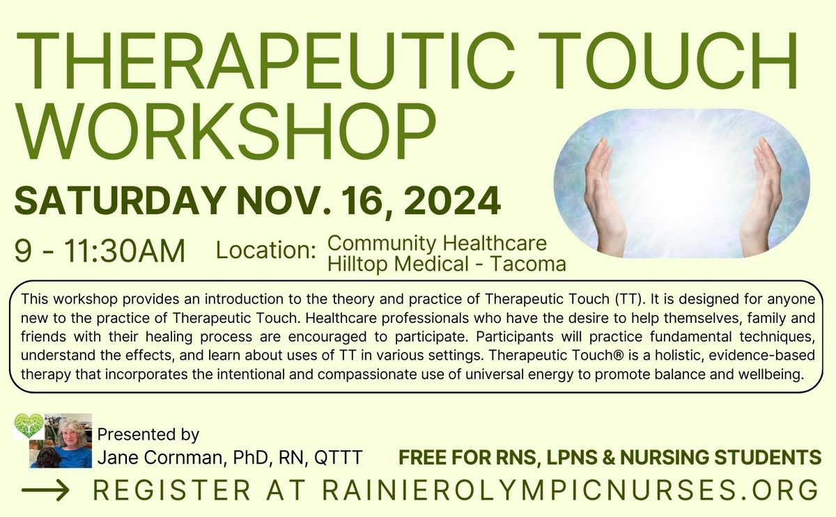 Therapeutic Touch Workshop