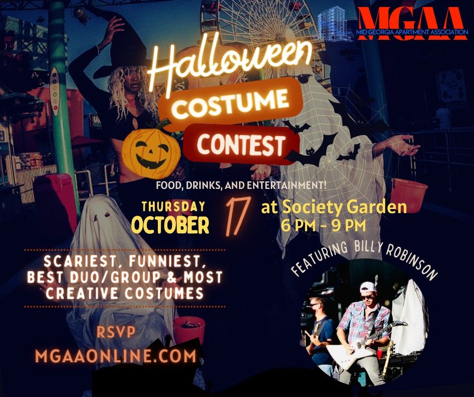 Halloween Costume Contest at Society Garden featuring Billy Robinson 