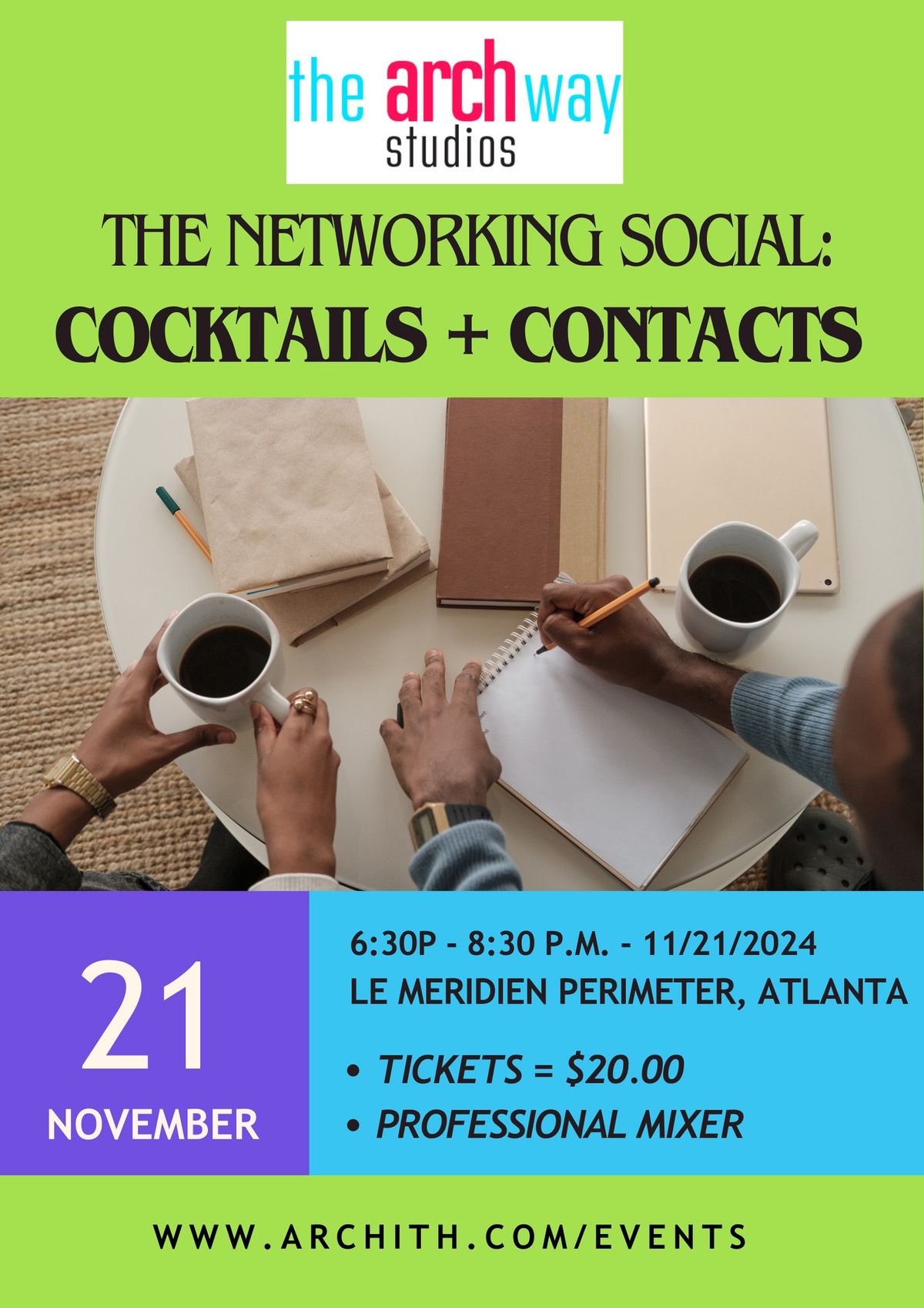 THE NETWORKING SOCIAL: COCKTAILS + CONTACTS (FALL)