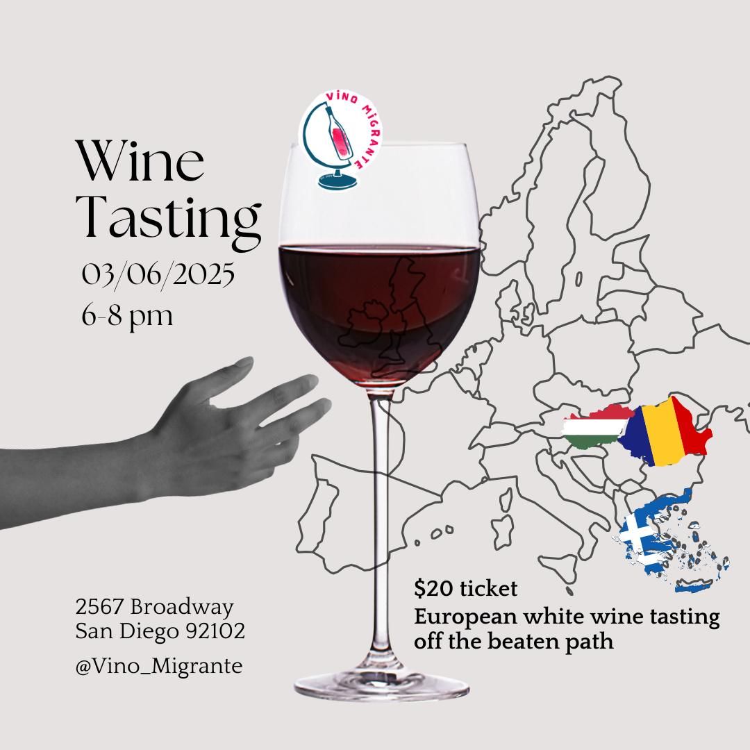 European white wine tasting off the beaten path