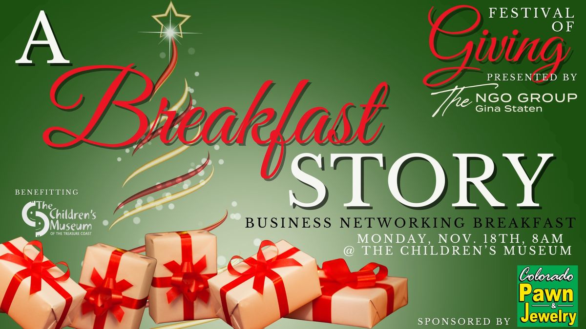 Festival of Giving Business Networking Breakfast Presented by Colorado Pawn and Jewelry