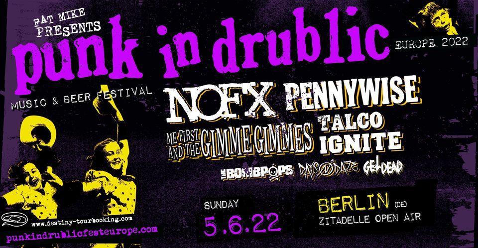 Punk In Drublic 2022 | Berlin (Nachholtermin)