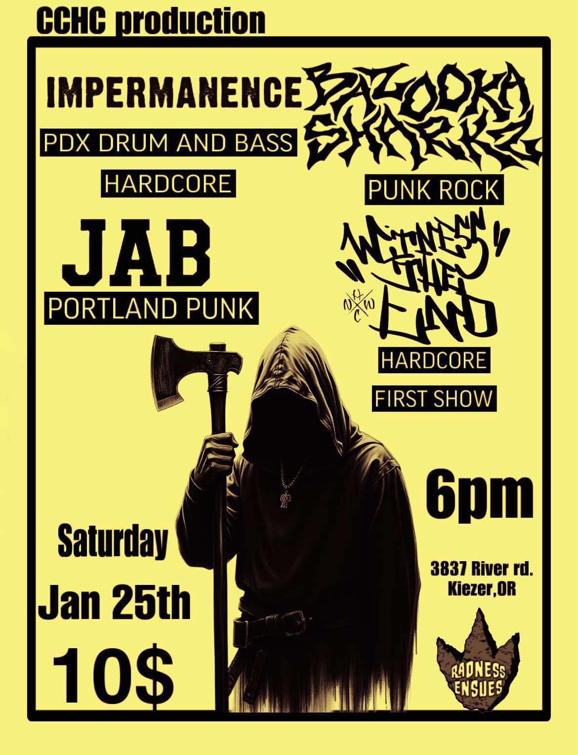 Impermanence\/Bazooka Sharkz\/Jab\/Witness The End