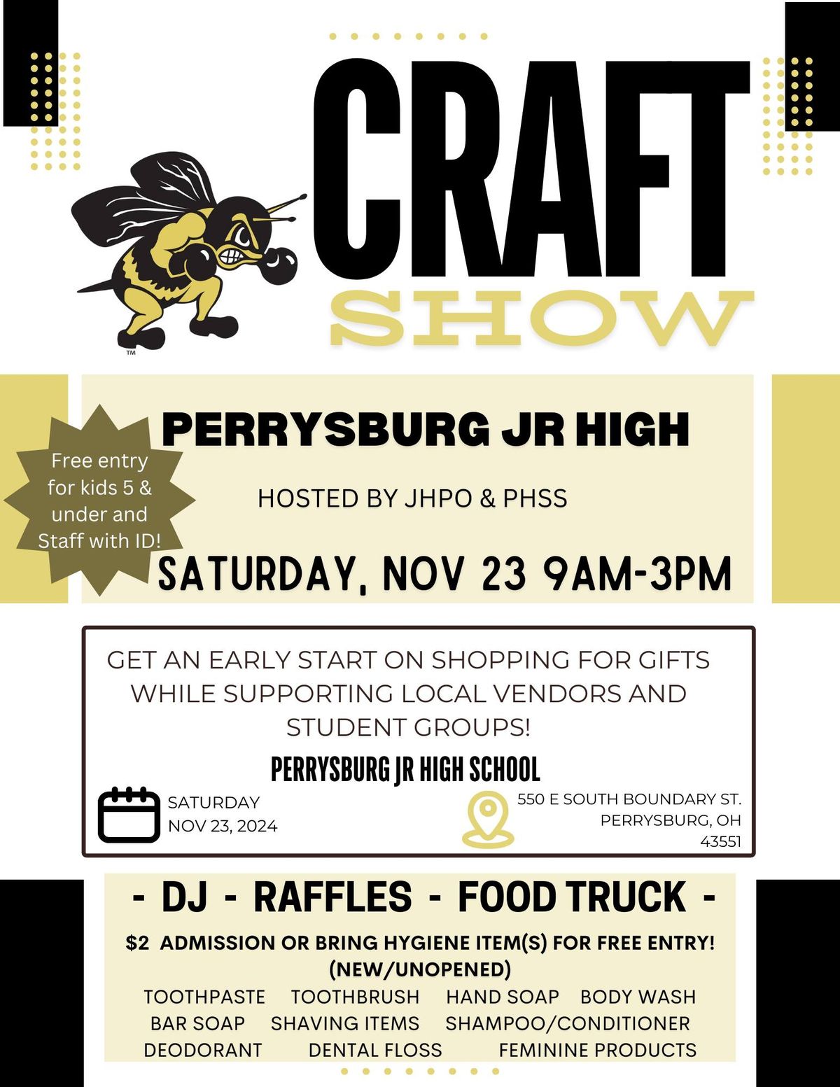 PJHS Craft Show