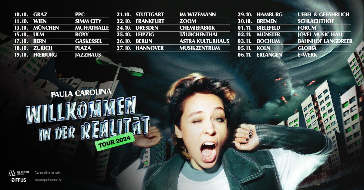 Paula Carolina \/\/\/ Willkommen in der Realit\u00e4t! Tour 2024 \/\/\/ Hannover