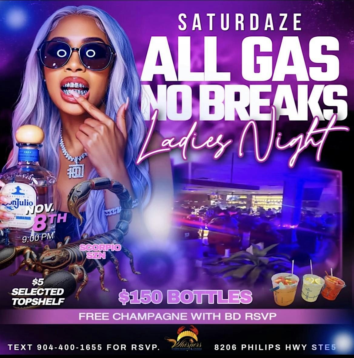 ALL GAS NO BREAKS SATURDAZE