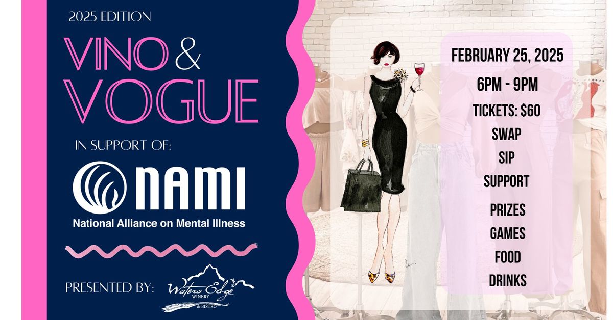 Vino & Vogue - Fashion Swap for a Cause at Waters Edge Winery & Bistro!