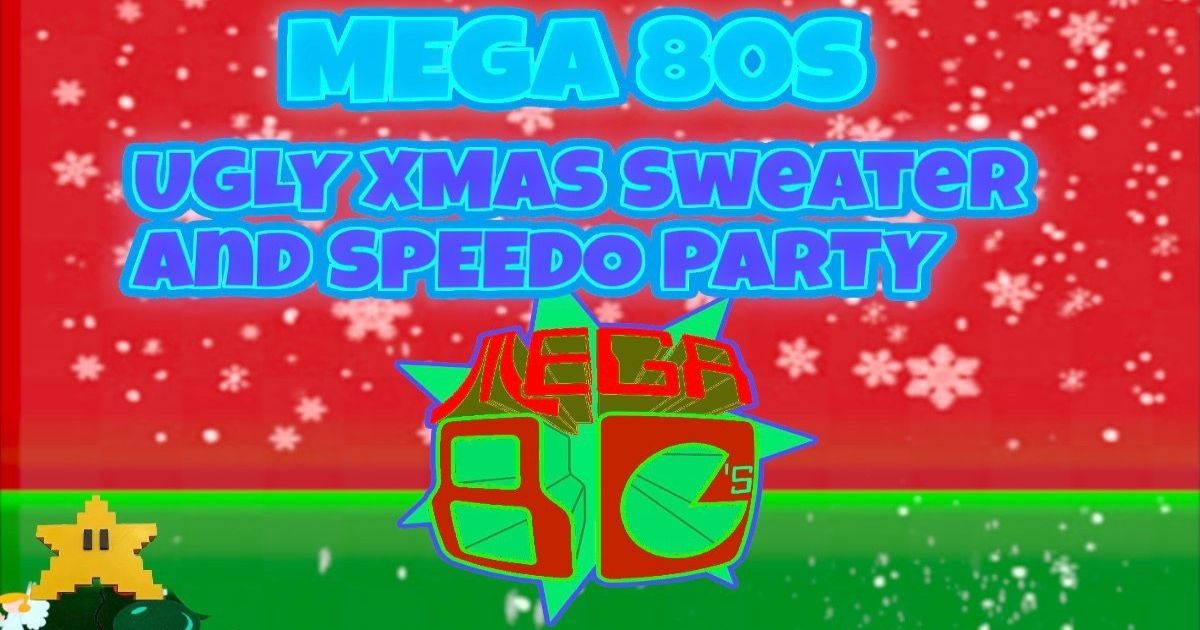 Mega 80's Ugly Sweater and Speedo Party