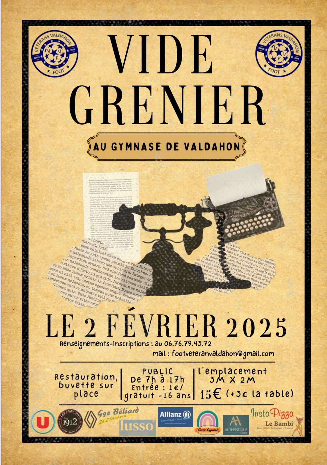 Vide grenier 2025