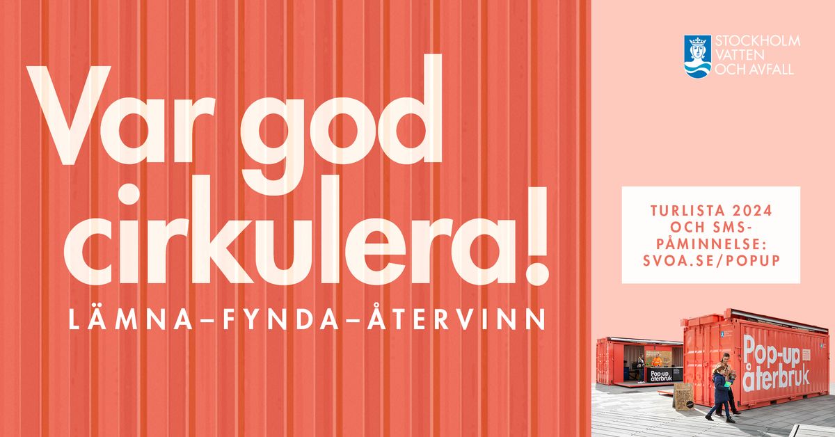 Liljeholmen - L\u00e4mna, fynda, \u00e5tervinn! 