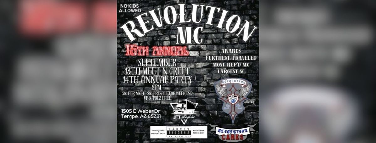 Revolution MC 16th Annual Party 