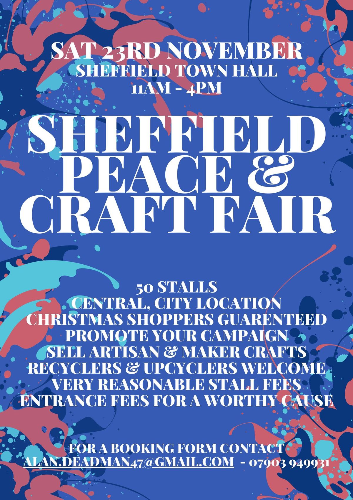 Sheffield Peace and Craft Fair 2024