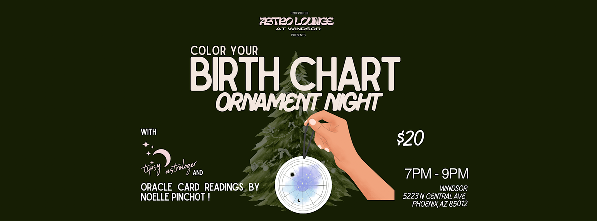 Full Moon in Gemini: Birth Chart Ornament Workshop