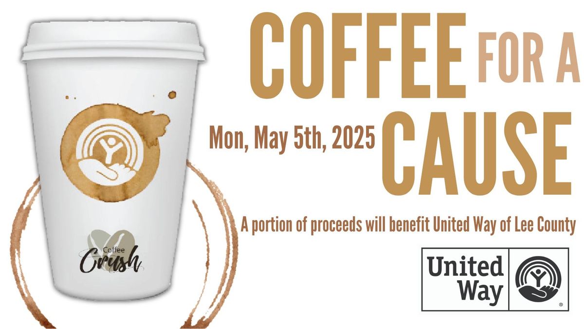 Coffee For A Cause with Coffee Crush