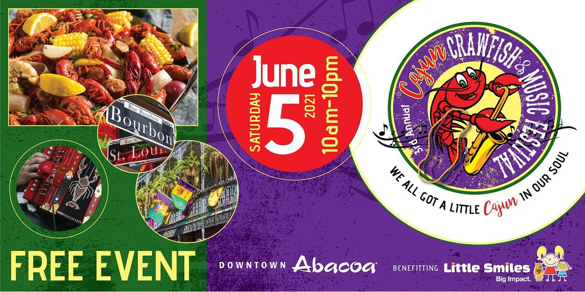 Cajun Crawfish & Music Festival, Abacoa Amphitheatre, Jupiter, 5 June 2021