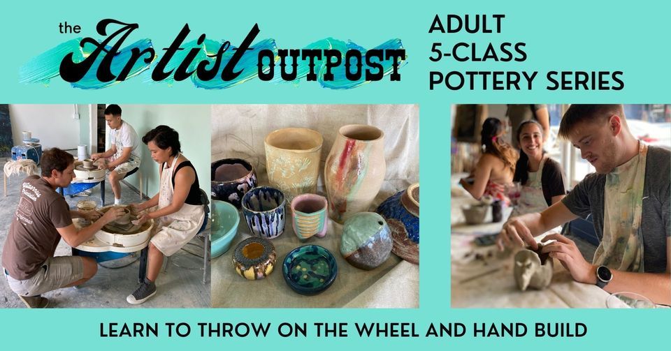 5 Class Pottery, Ceramics and Open Studio Series