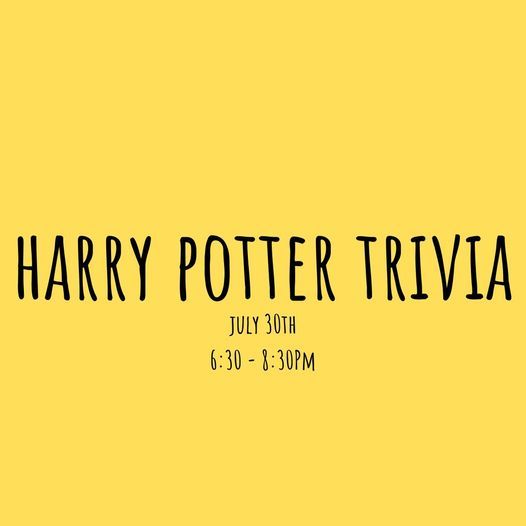 Join us for a night where all fans of Harry Potter join!   Trivia will be happening while we paint,