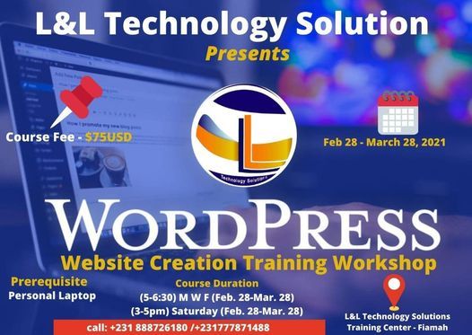 wordpress creation workshop