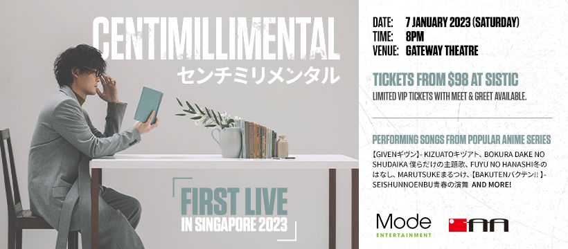 Centimillimental First LIVE in Singapore 2023